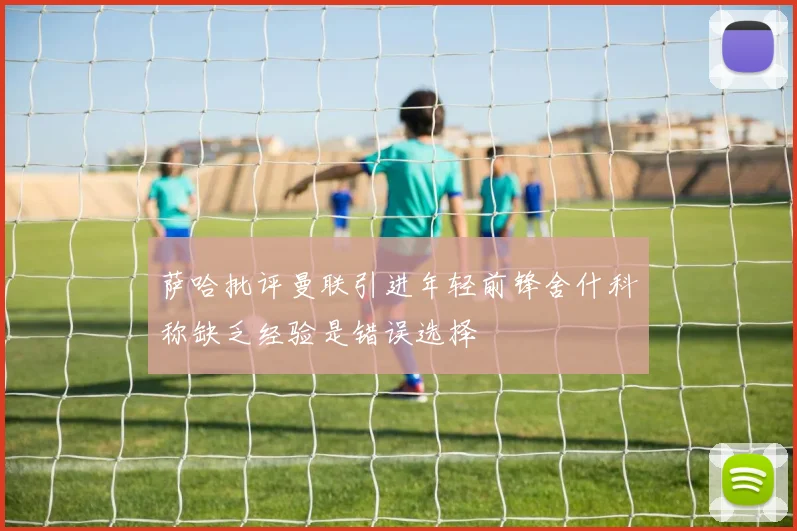 萨哈批评曼联引进年轻前锋舍什科称缺乏经验是错误选择